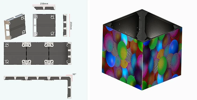 creative led video wall